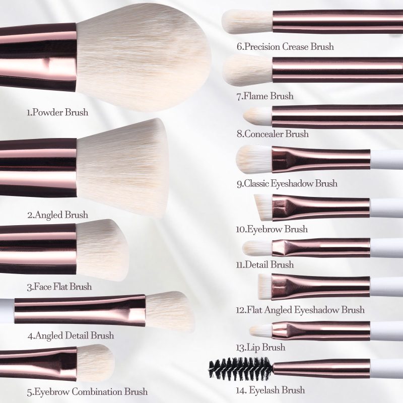 Rechargeable Luminous Makeup Brushes Mirror Suit - Image 6