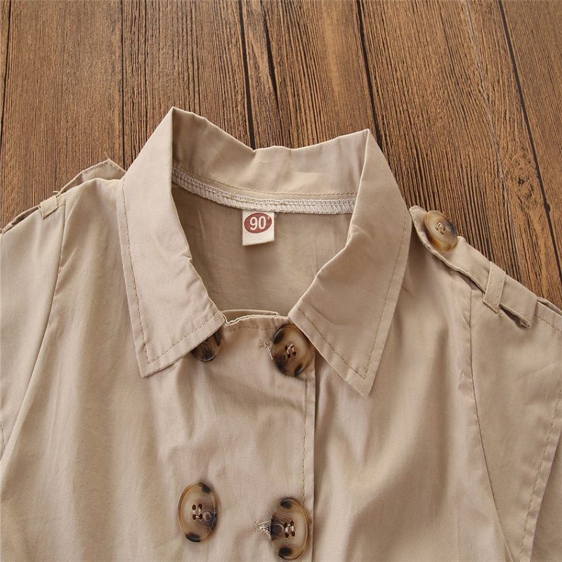 Beige Girls' Dress - Image 3