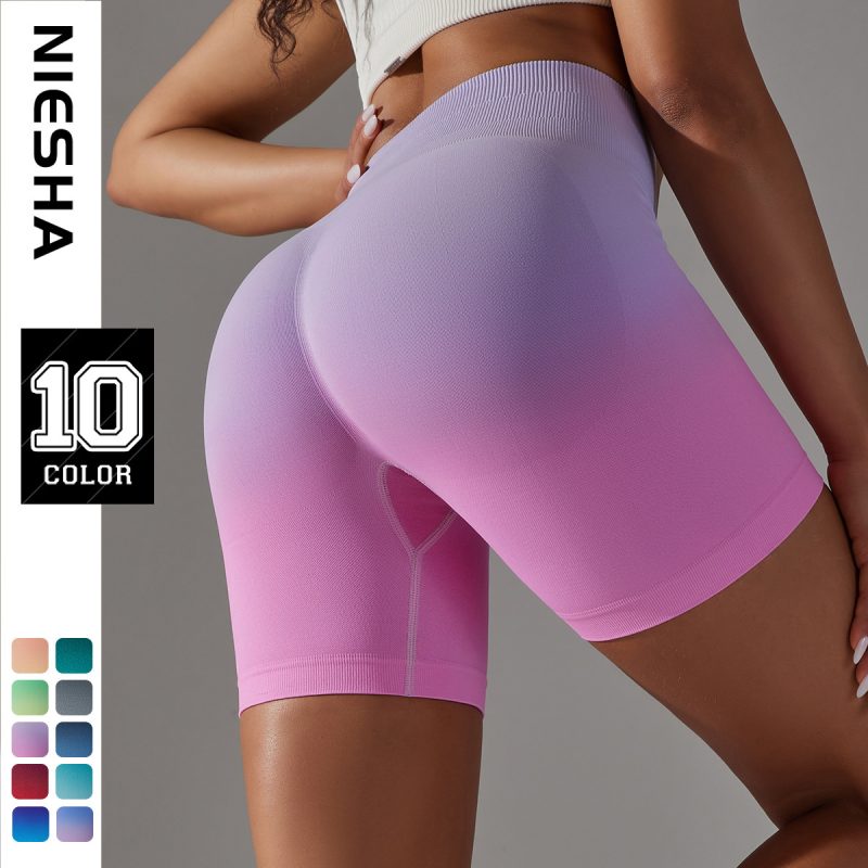 High Elastic Gradient Seamless Abdominal Pants - Image 5