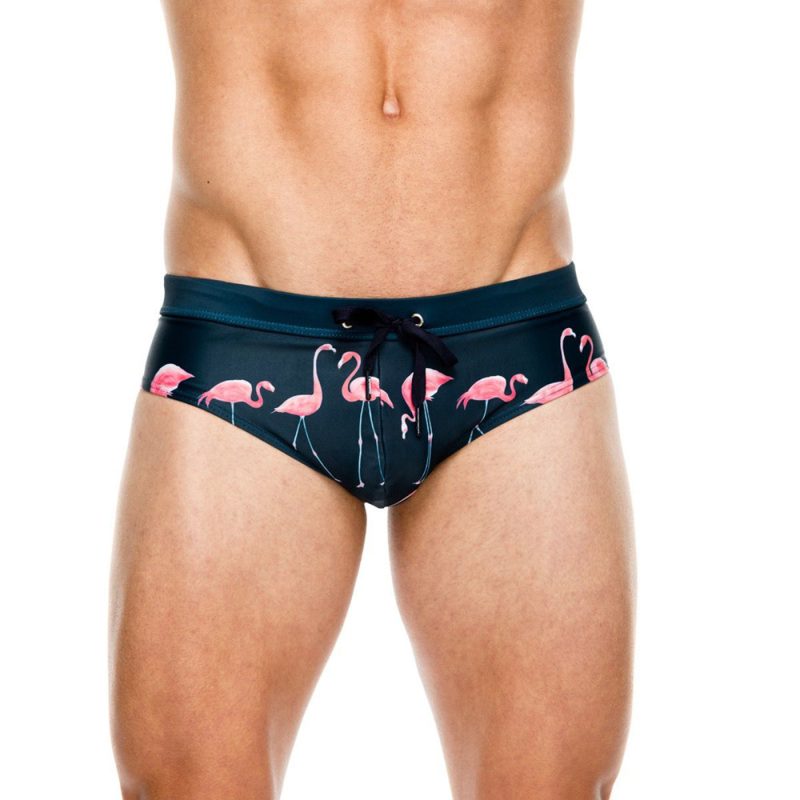 Men's Printed Swim Briefs - Image 3