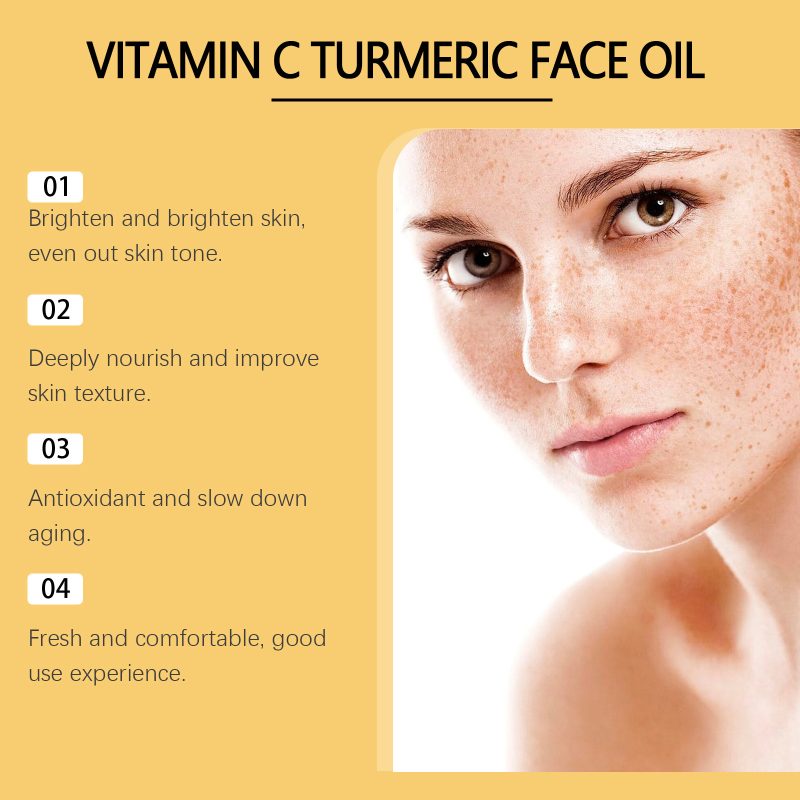 Vitamin C Turmeric Brightening Oil Serum - Image 3