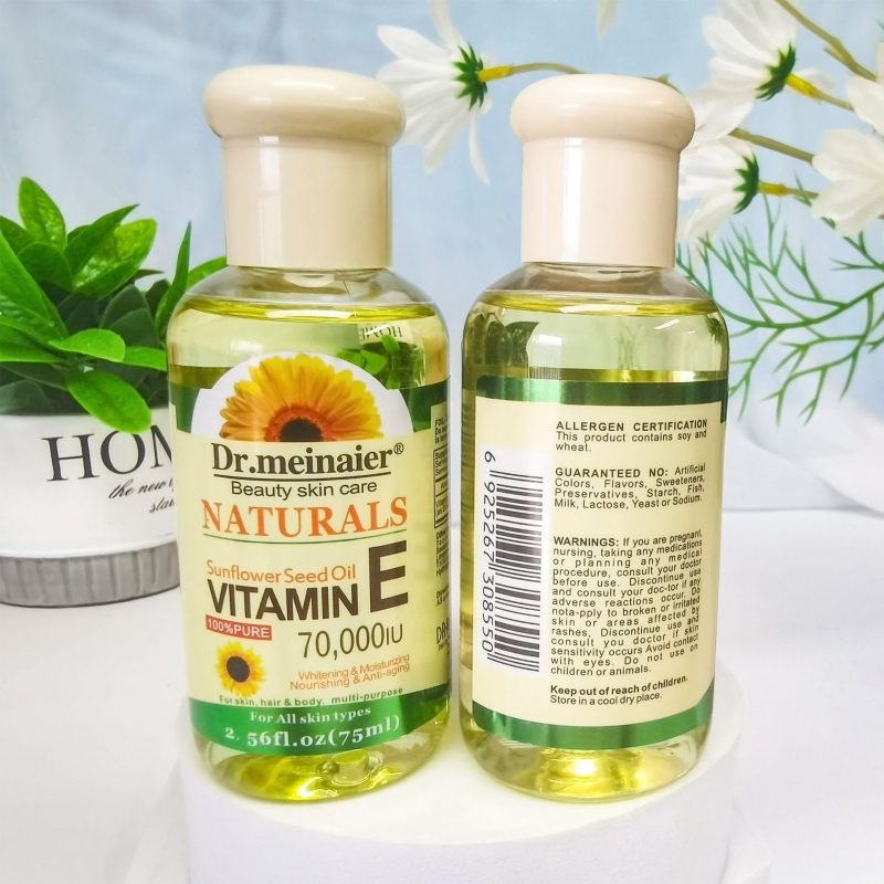 Vitamin E Facial Body Hair Care Essential Oil - Image 4
