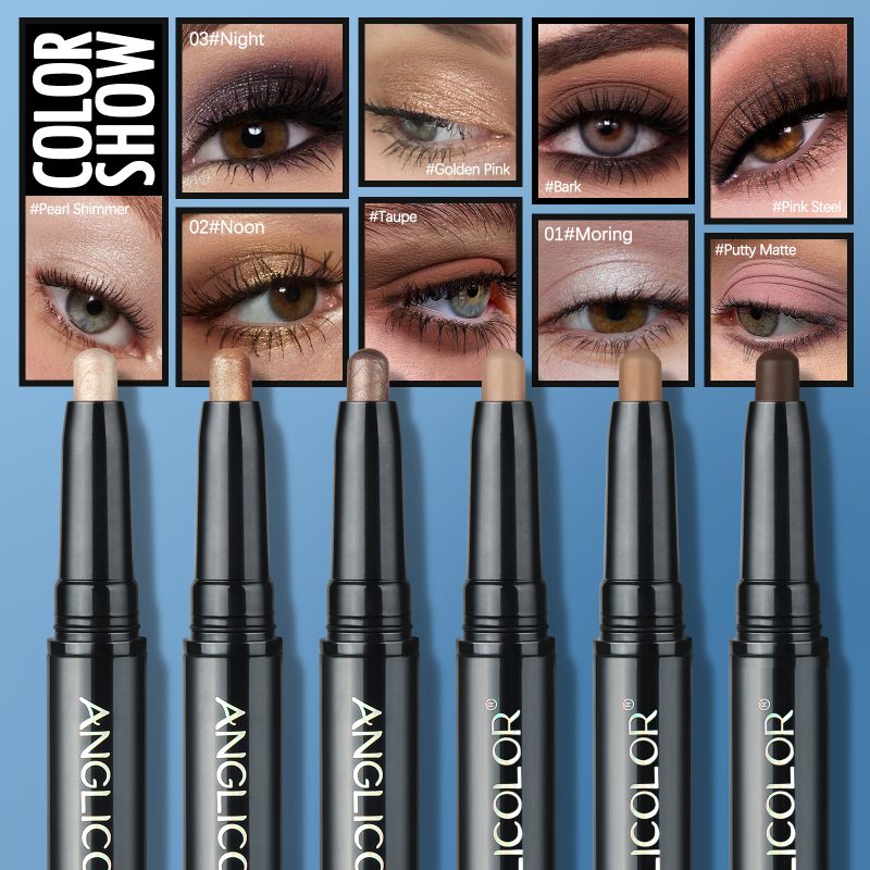 Double-Headed Waterproof Pearlescent Eye Shadow Stick