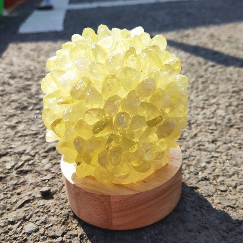 Natural Crystal Ball Night Light Decor - Image 5