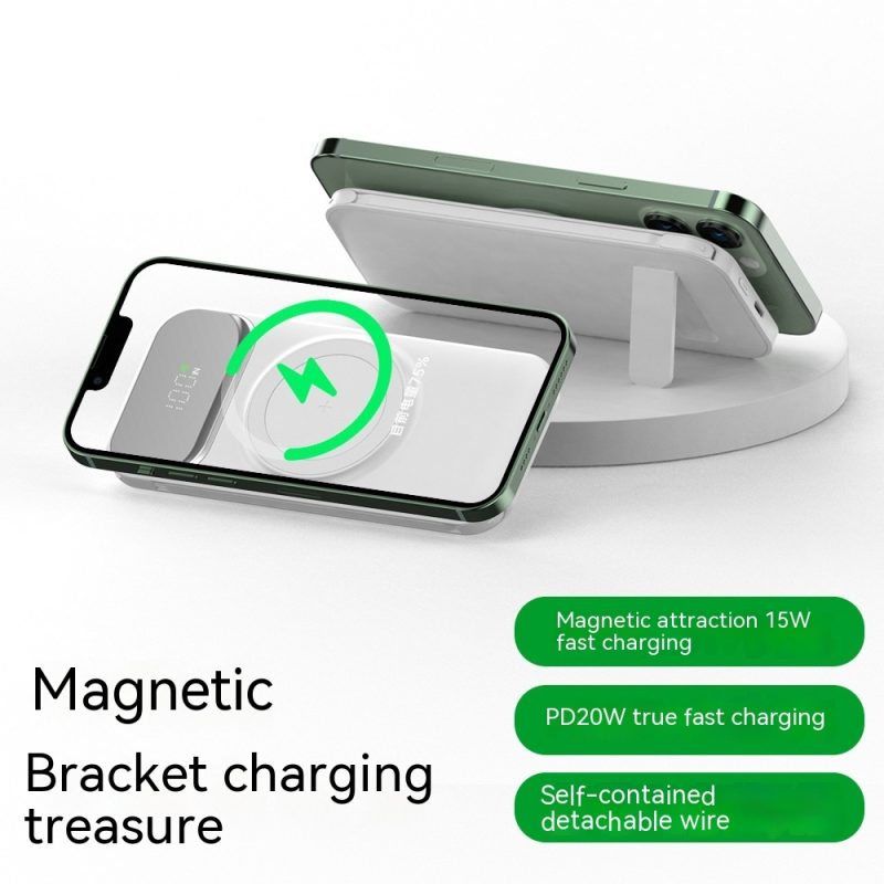 Wireless Magnetic Power Bank With Cable - Image 7