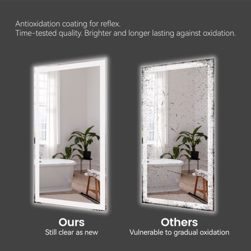 Modern LED Smart Mirror With Hiden Light - Image 7