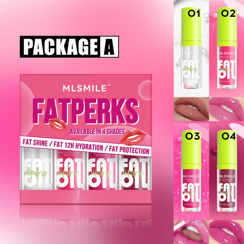 8 Colors Shiny Surface Lip Gloss Suit - Image 6