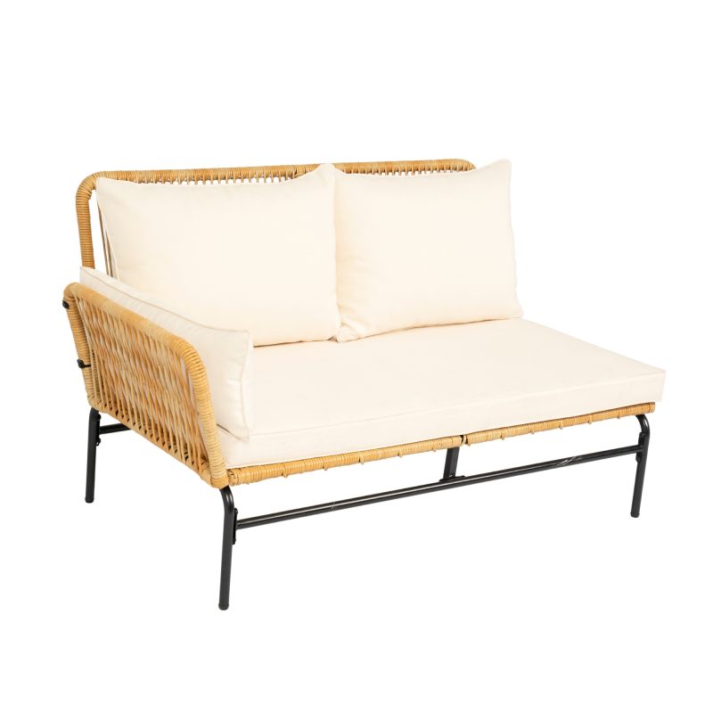 3 Pieces Outdoor Patio Wicker Table And Sofa Chairs - Image 9