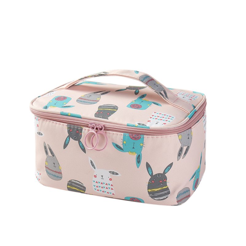 Portable Cartoon Square Large Toiletry Bag - Image 2