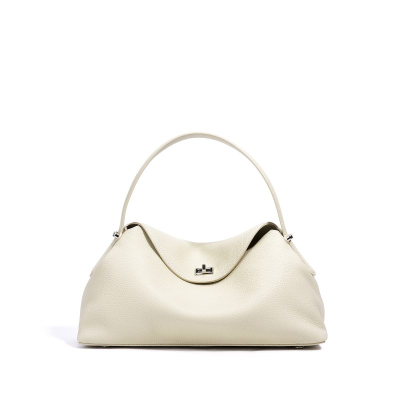 Cowhide Leather Shoulder Messenger Bag - Image 6