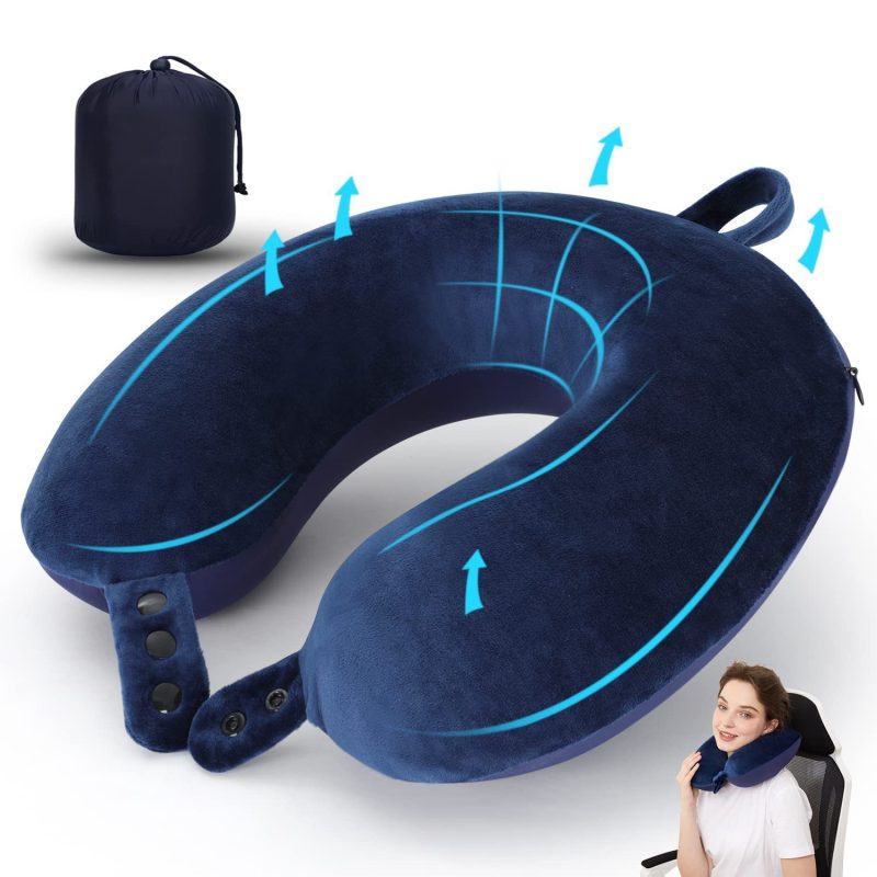 U Shaped Memory Foam Travel Pillow - Image 3