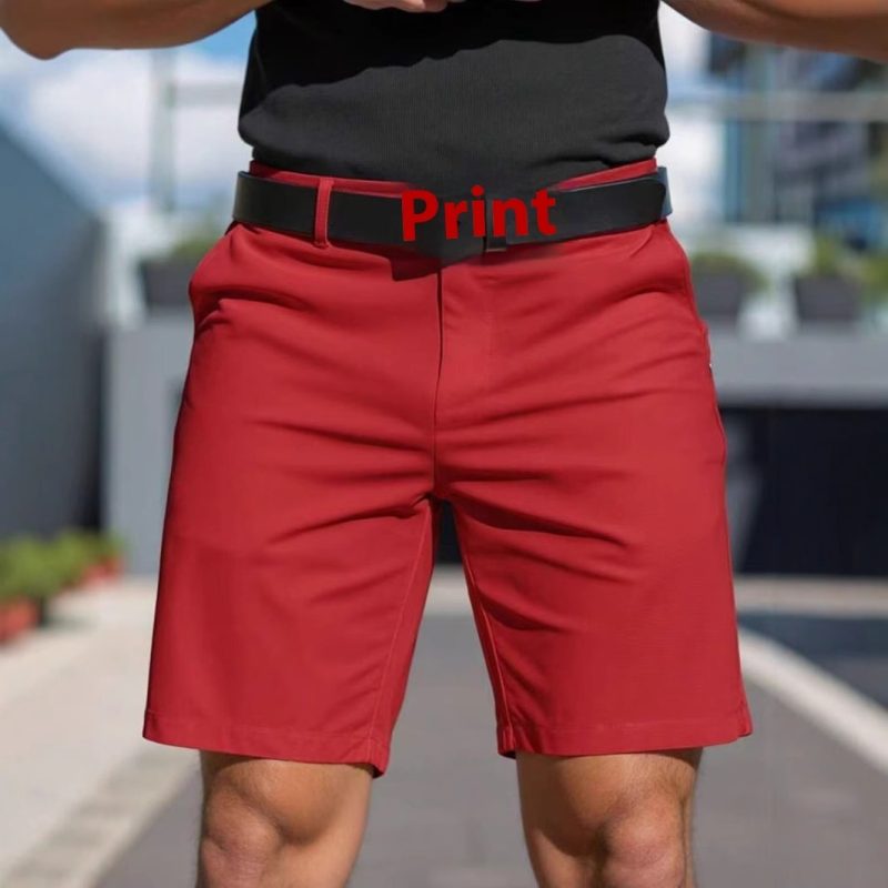 Men's Solid Color Shorts - Image 3