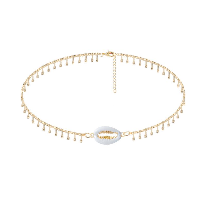 Simple Sea Shell Women Anklets - Image 3