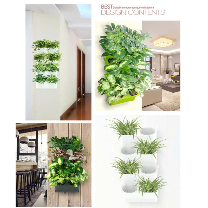 Wall Hanging Vertical Stackable Flower Pot