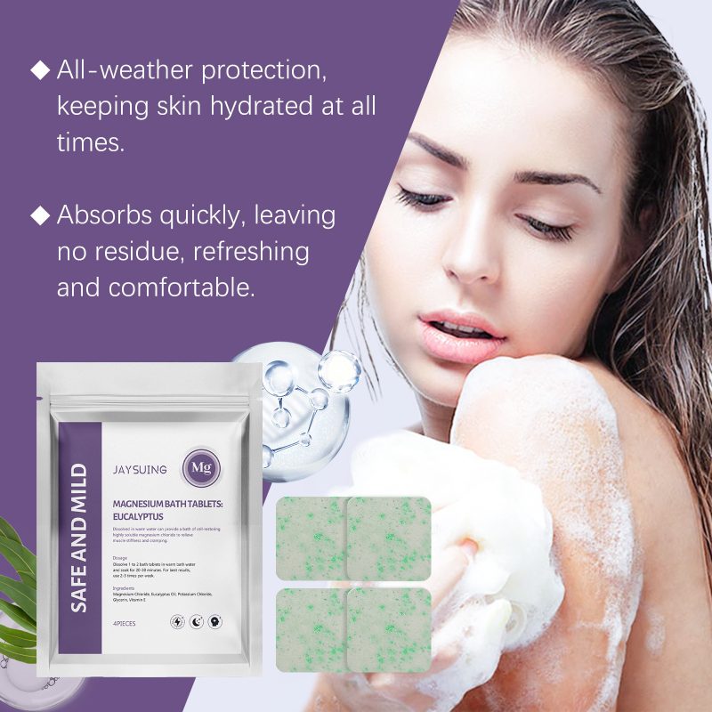 Eucalyptus Magnesium Body Cleaning Bath Tablet - Image 2