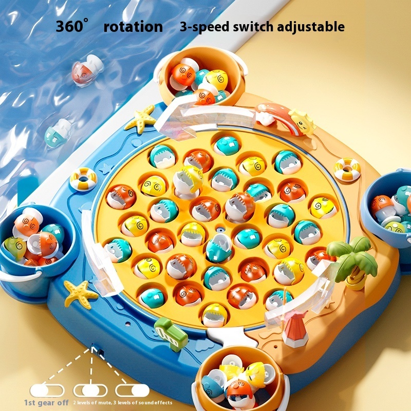 360 Baby Electric Magnetic Fishing Toys