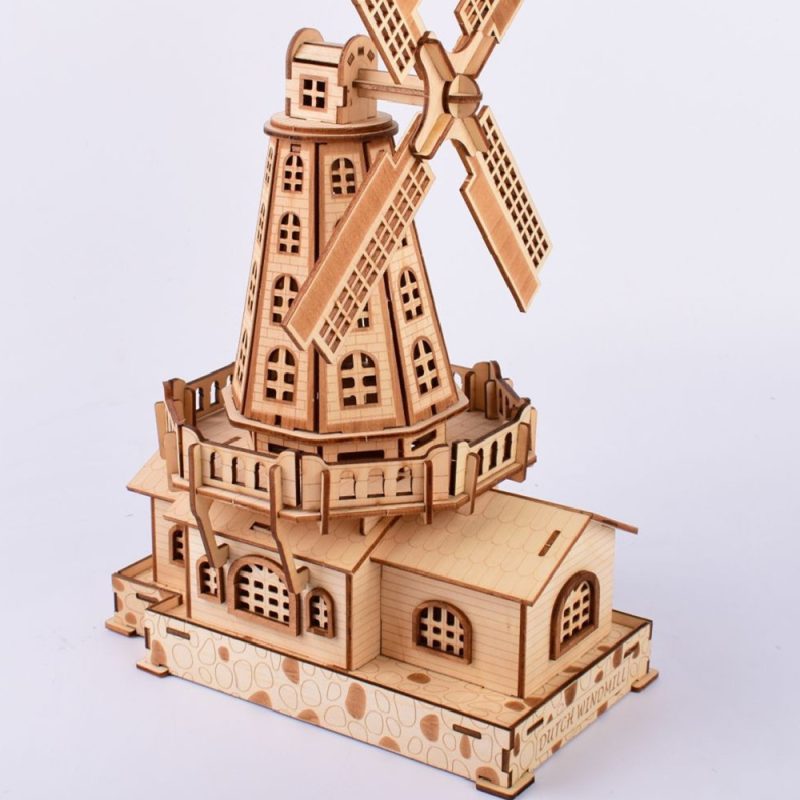 Wooden Three-dimensional Puzzle Assembling Toy