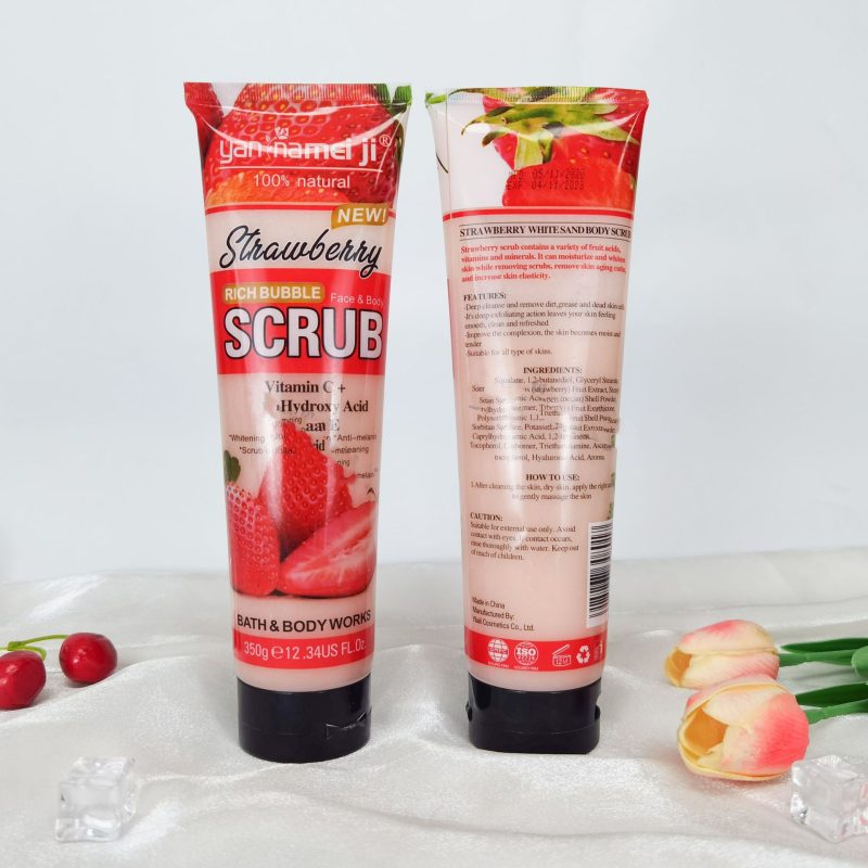 Facial Shea Butter Body Scrub Cream - Image 6