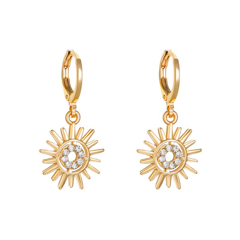 Sunflower Earrings Necklace Jewelry Suit - Image 5