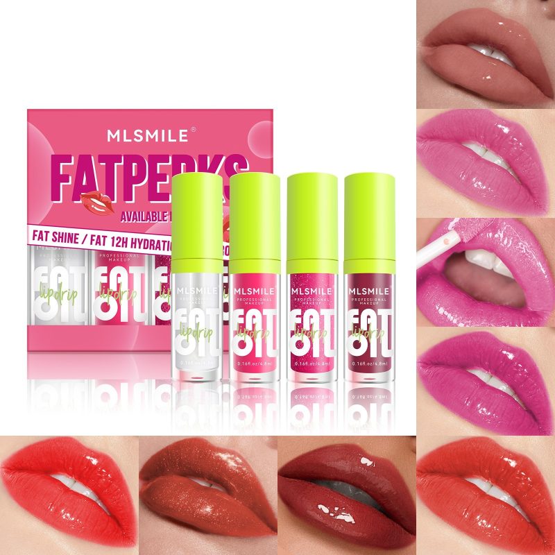 8 Colors Shiny Surface Lip Gloss Suit - Image 2
