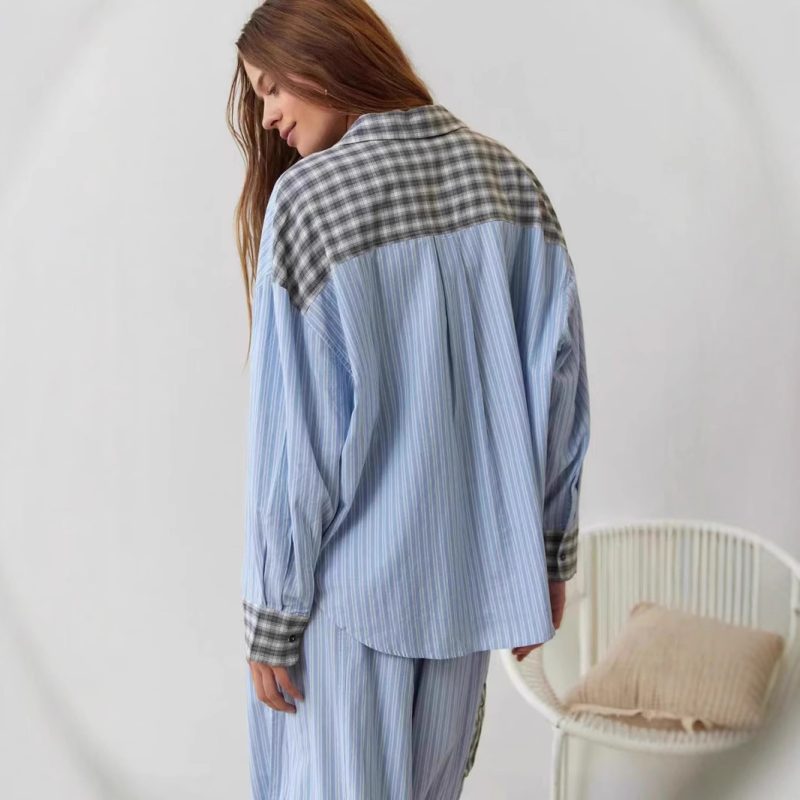 Plaid Shirt Gown - Image 3