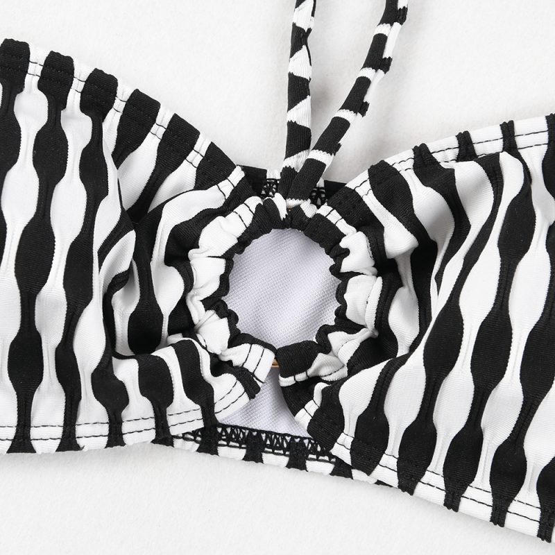 3-Pc Women's Tube Top Bikini Swimsuit - Image 7