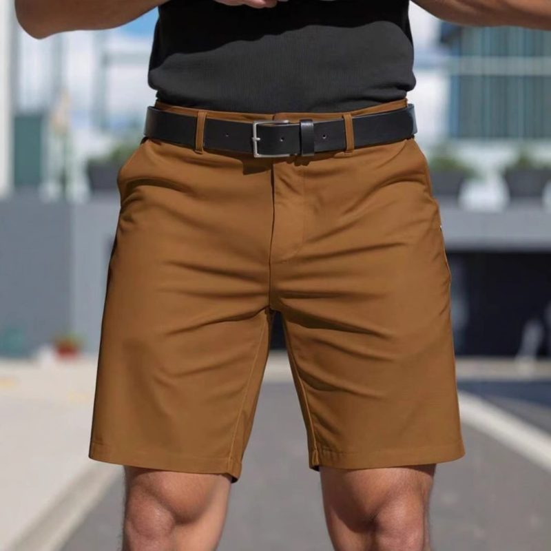 Men's Solid Color Shorts - Image 6