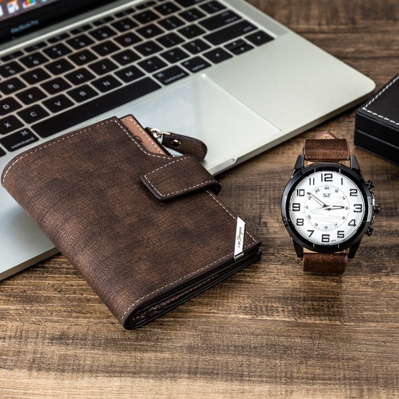 Creative Men's Wallet & Watch Set - Image 5