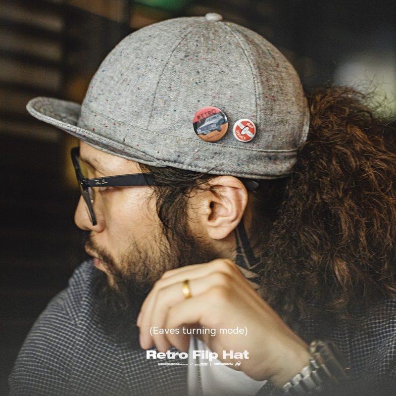 Fashion Flat Brim Cap Men - Image 2