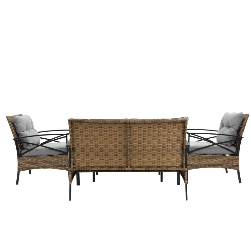 Outdoor 4Piece Sectional Sofa Set - Image 8