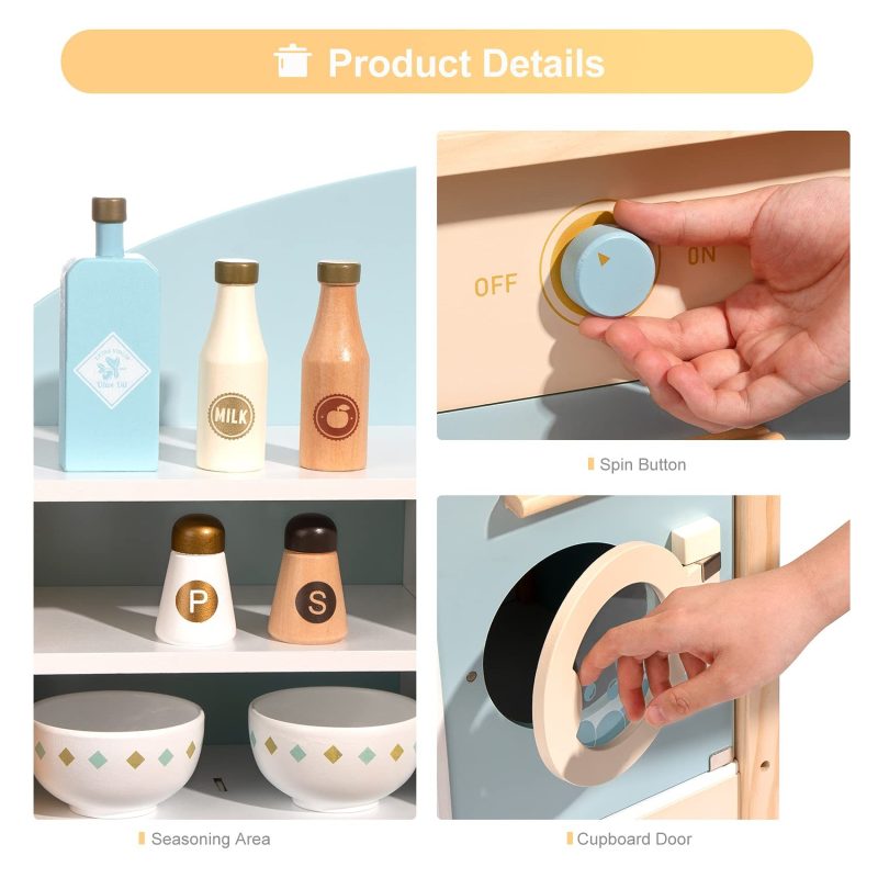 DIY Pretend Kitchen Cooking Toy Set - Image 6