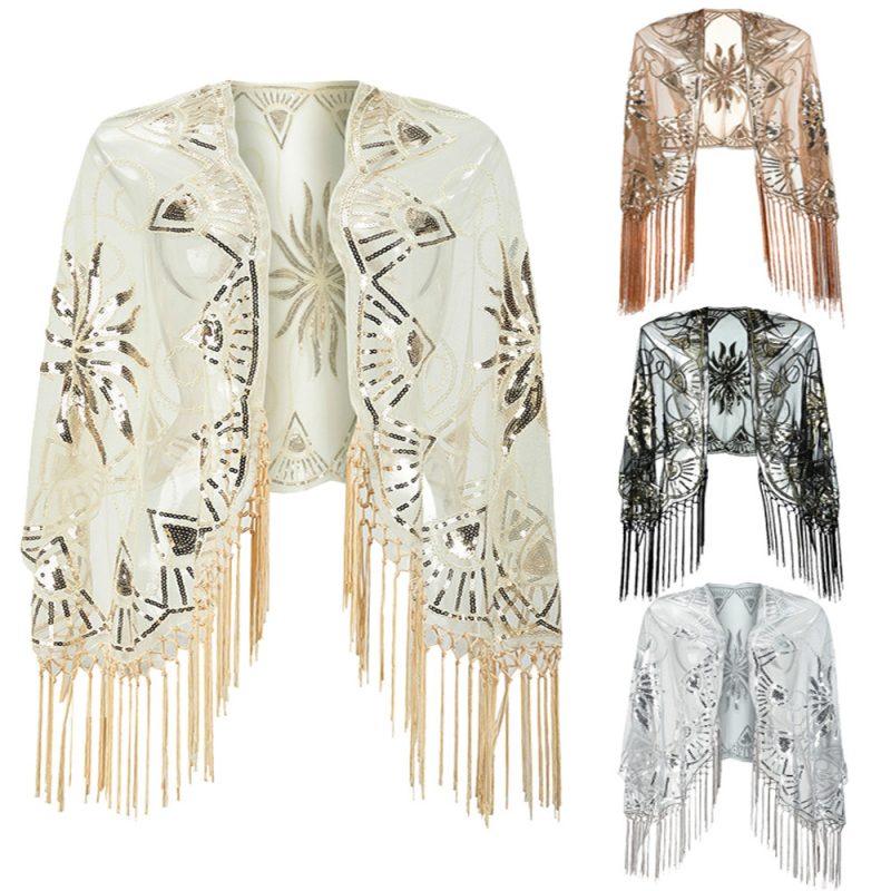 Flapper Gatsby Party Mesh Short Cover Up