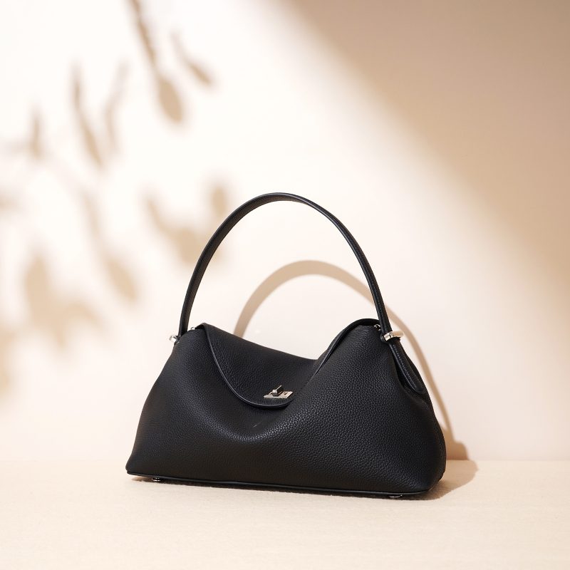 Cowhide Leather Shoulder Messenger Bag - Image 8