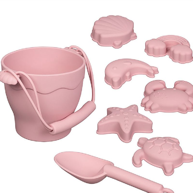 Silicone Children's Beach Mud Bucket Toy - Image 3