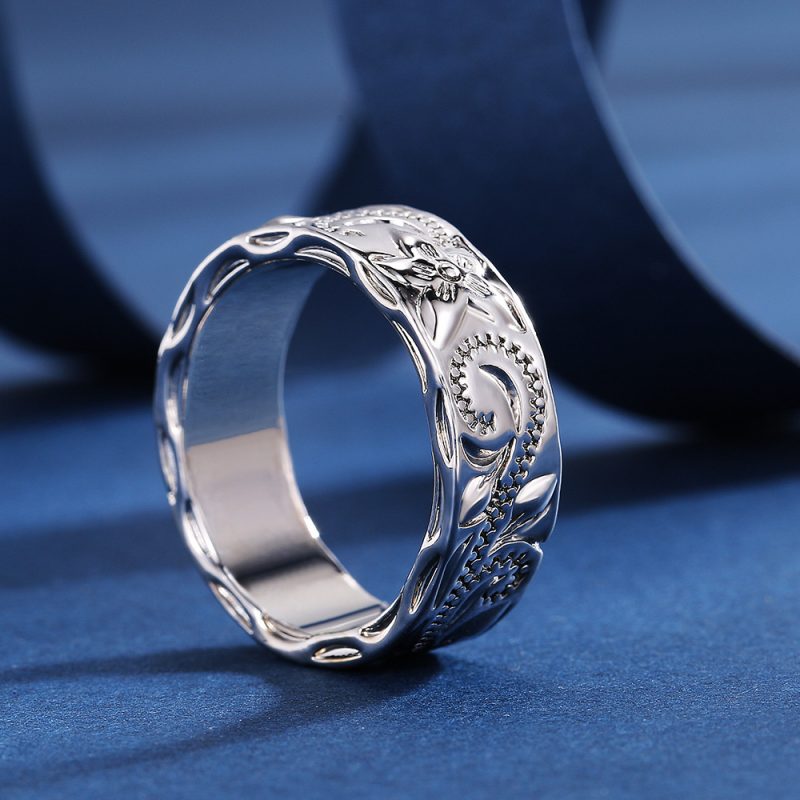 Women Simple 925 Silver Ring - Image 2