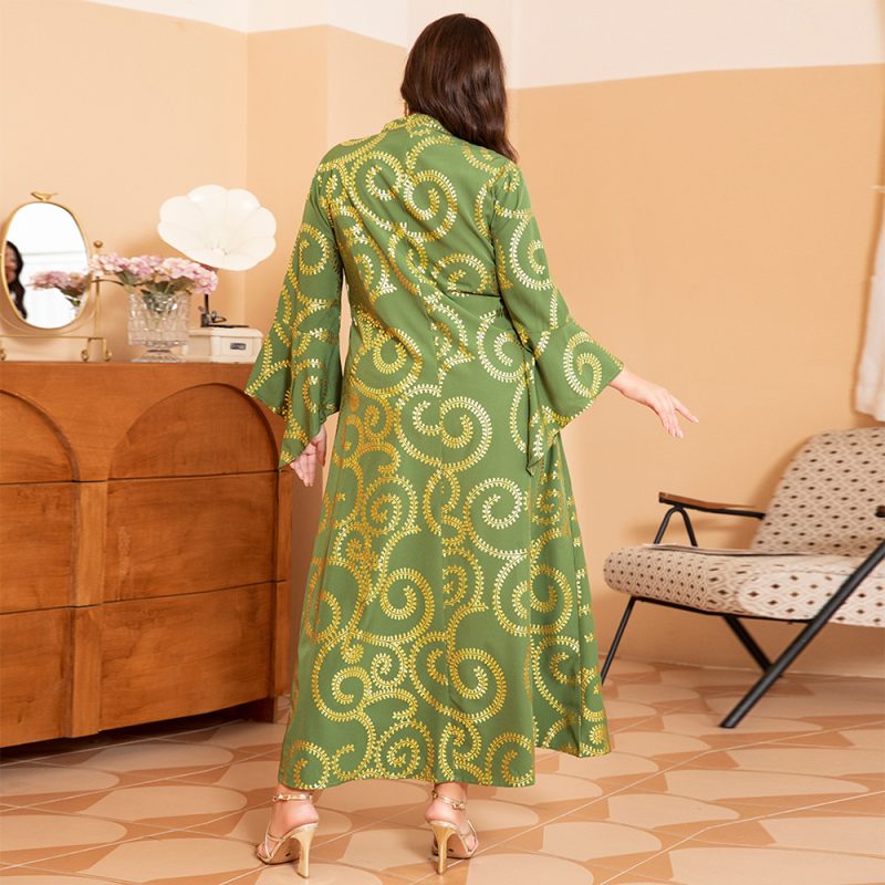 Flared Sleeve Plus Size Dresses - Image 5