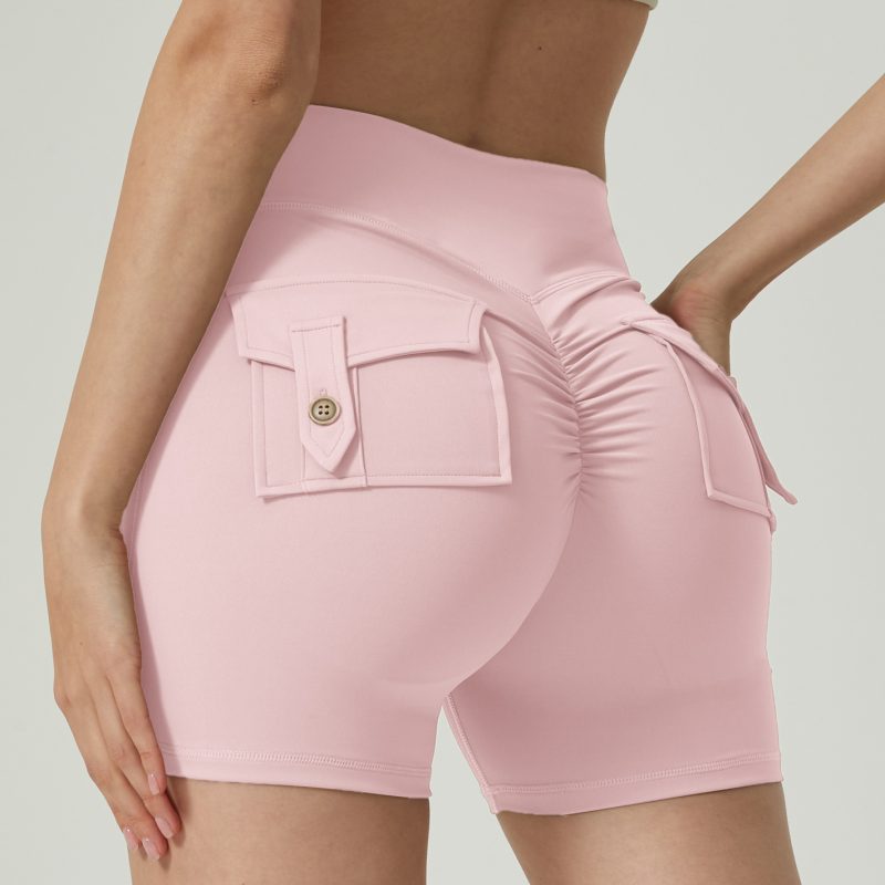 Dual Back Pocket Fitness Shorts - Image 2