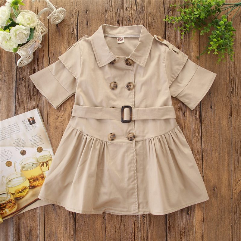 Beige Girls' Dress - Image 8