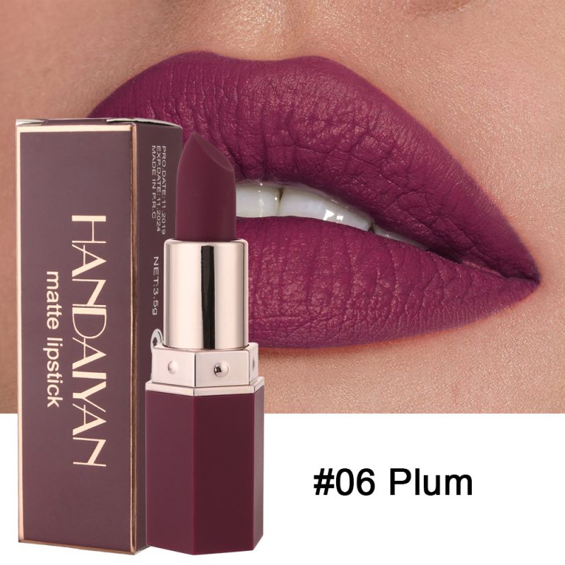 6-color Matte Nourishing Nude Lipstick - Image 4