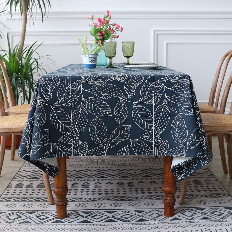Simple Printed Coffee Dining Table Cloth