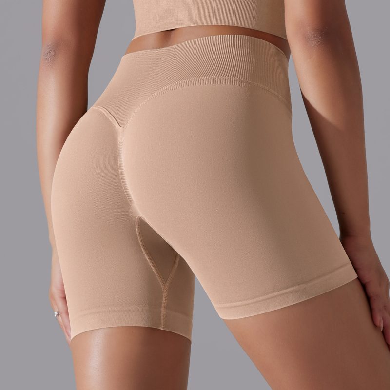High Elastic Skinny Yoga Shorts - Image 4