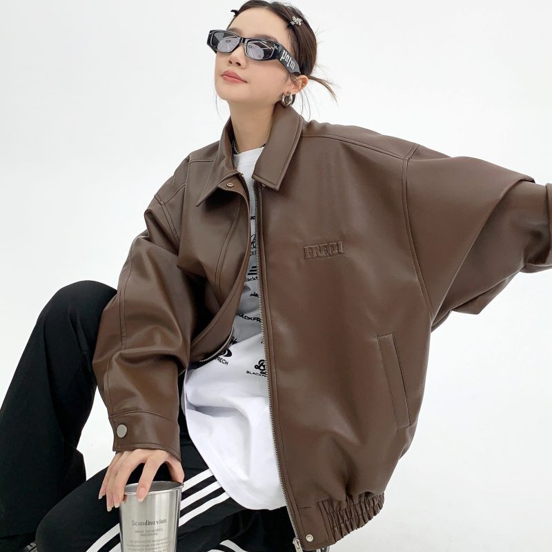Troniche Steel Stamp Leather Jacket