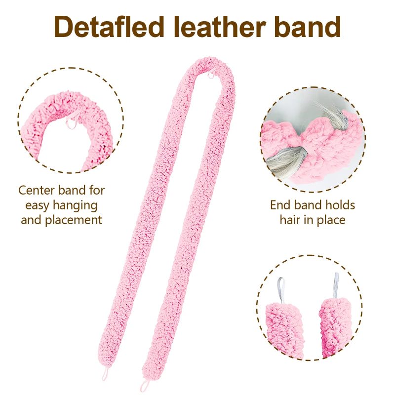 Satin Heatless Hair Curler - Image 4