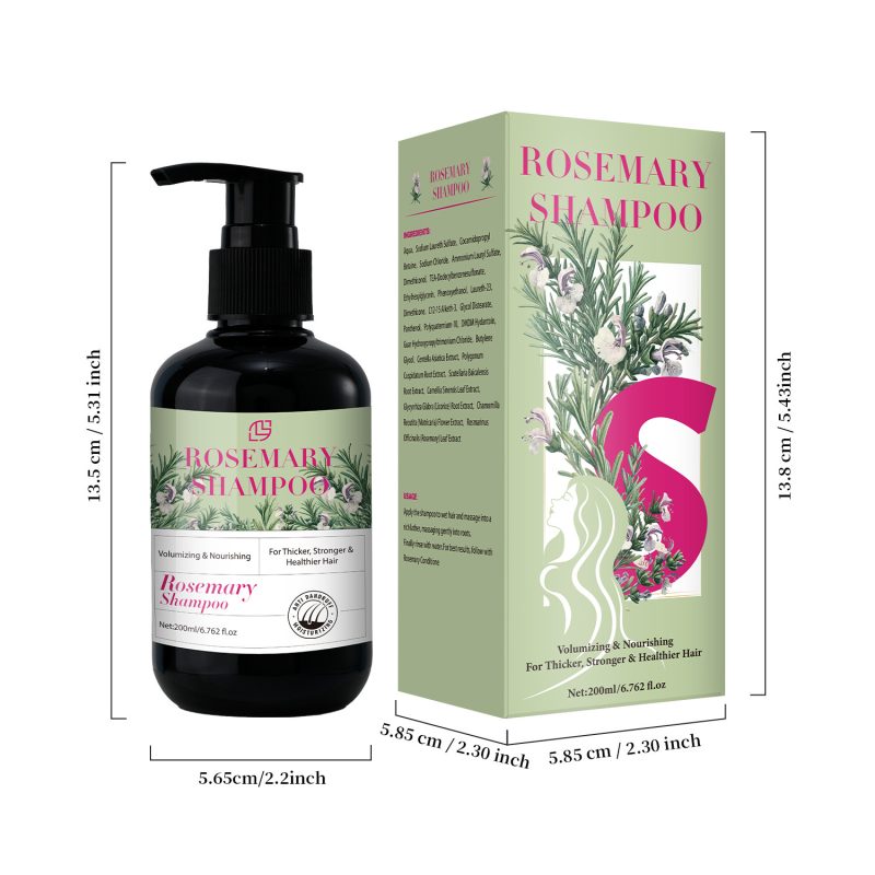 200ml Cleansing And Moisturizing Rosemary Shampoo - Image 5