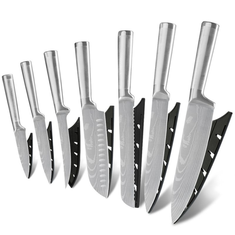 7-Piece Stainless Steel Knife Set - Image 4