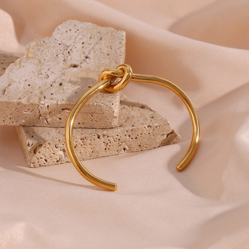 Louisa Gold Bangle - Image 3