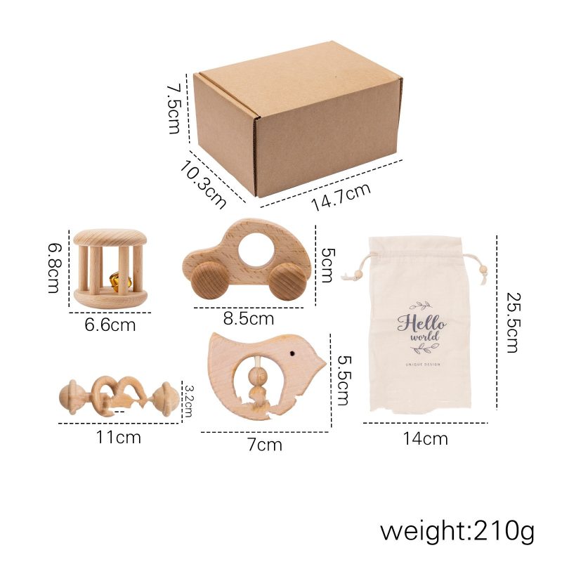 Educational Baby Rattle Set Toy - Image 2