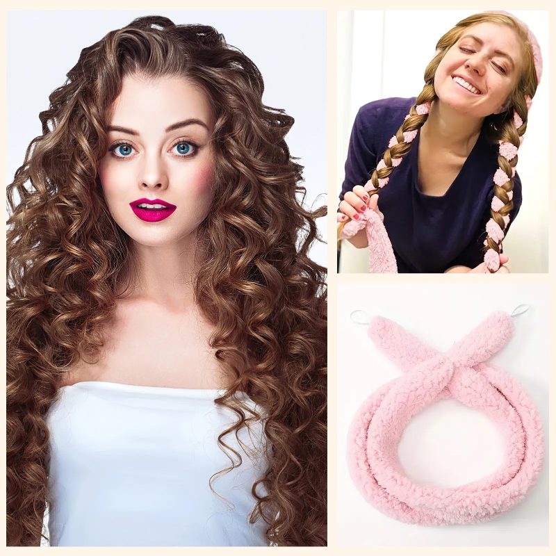 Satin Heatless Hair Curler - Image 3