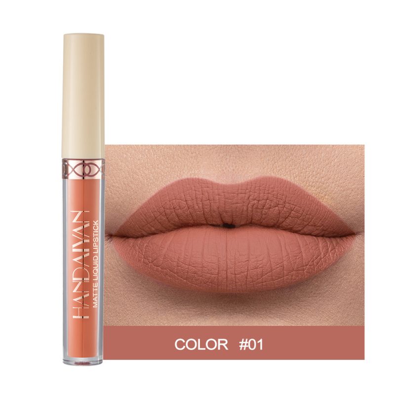 12 Colors Matte Finish Velvet Lip Gloss - Image 8