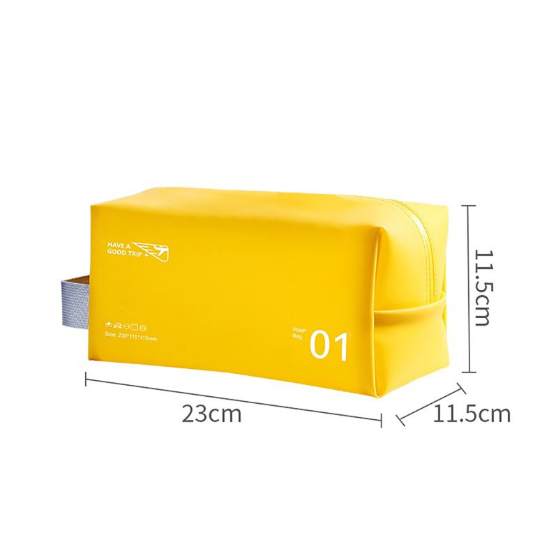 PU Leather Waterproof Toiletry Bag - Image 6